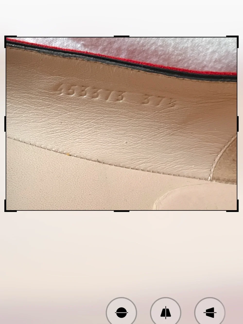 Authentic Gucci Red Suede Fringe GG Loafers for Women